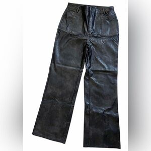 Pretty Little Things Black Faux Leather Pants